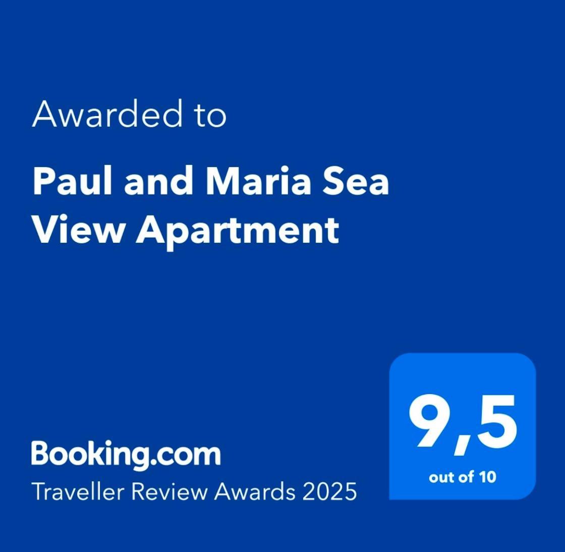 Paul And Maria Sea View Apartment 폴리스 외부 사진